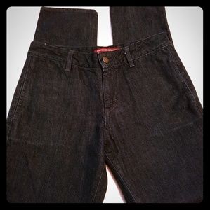 Dark wash denim pants